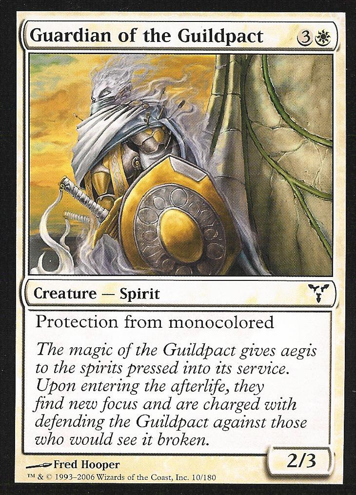 Guardian of the Guildpact (Dissension) Medium Play
