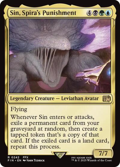 Sin, Spira's Punishment (Universes Beyond: FINAL FANTASY) Light Play Foil