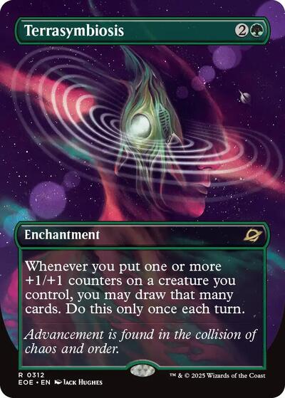 Terrasymbiosis (Borderless) (Edge of Eternities) Near Mint Foil