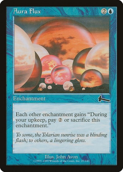 Aura Flux (Urza's Legacy) Medium Play