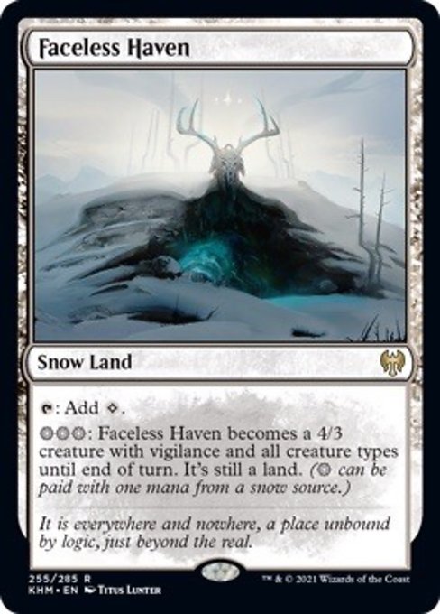 Faceless Haven (Kaldheim) Light Play Foil