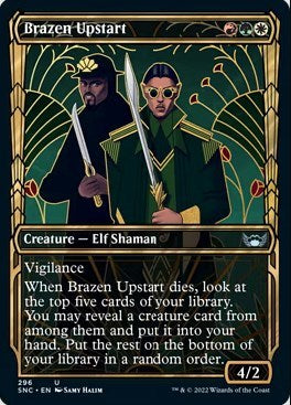 Brazen Upstart (Showcase) (Streets of New Capenna) Damaged / Poor