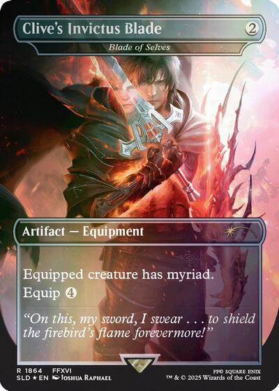 Clive's Invictus Blade - Blade of Selves (Rainbow Foil) (Secret Lair) Near Mint Foil