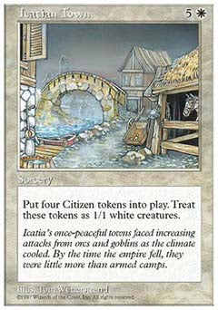Icatian Town (5th Edition) Light Play