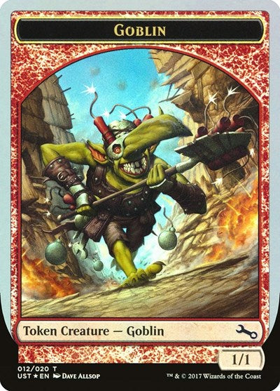 Goblin Token (Unstable) Light Play Foil