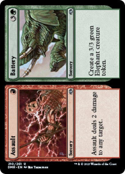 Assault / Battery (Dominaria Remastered) Light Play