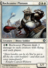 Rockcaster Platoon (Shards of Alara) Light Play