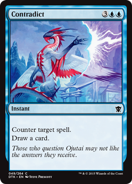Contradict (Dragons of Tarkir) Light Play Foil