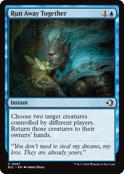 Run Away Together (Lorwyn Eclipsed) Light Play Foil