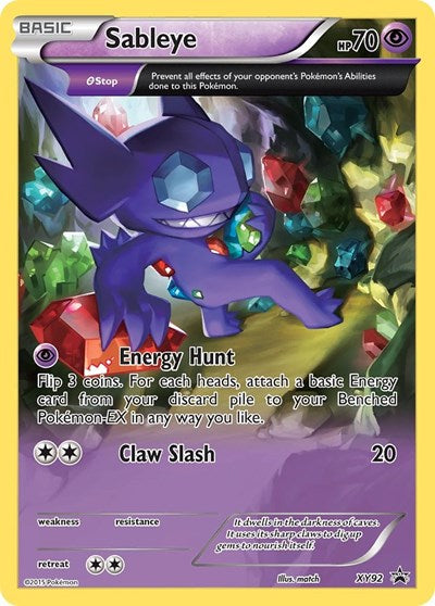 Sableye - XY92 (XY Promos) Light Play Holofoil