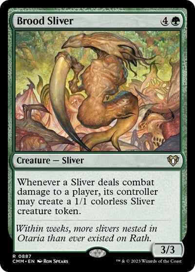 Brood Sliver (Commander Masters) Light Play