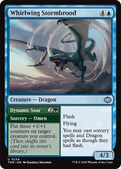 Whirlwing Stormbrood (Tarkir: Dragonstorm) Light Play