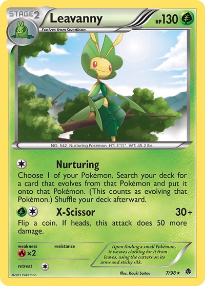 Leavanny (7) (Emerging Powers) Medium Play
