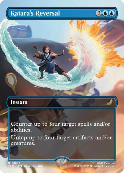 Katara's Reversal (Borderless) (Avatar: The Last Airbender: Eternal-Legal) Near Mint Foil