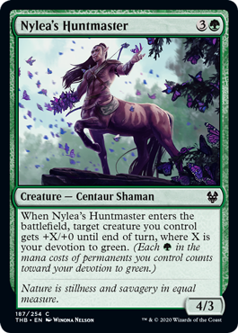Nylea's Huntmaster (Theros Beyond Death) Light Play