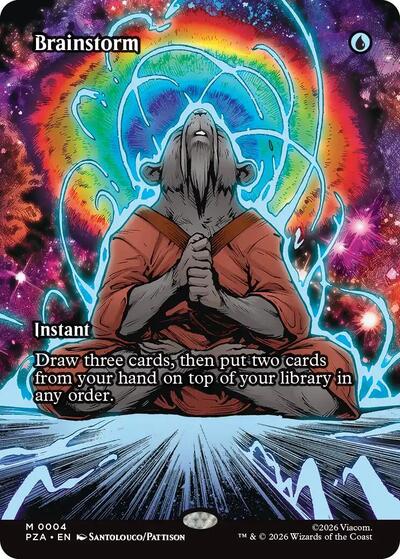 Brainstorm (Borderless) (Teenage Mutant Ninja Turtles Eternal-Legal) Near Mint Foil