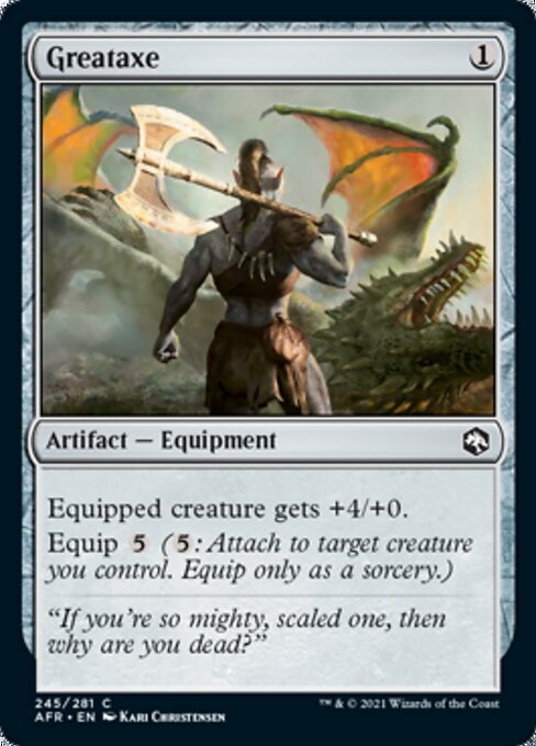 Greataxe (Adventures in the Forgotten Realms) Light Play