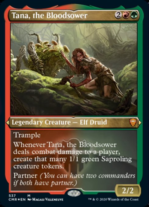 Tana, the Bloodsower (Foil Etched) (Commander Legends) Light Play Foil