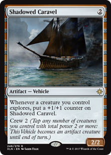 Shadowed Caravel (Ixalan) Light Play