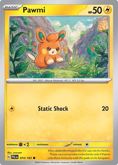 Pawmi (SV02: Paldea Evolved) Light Play