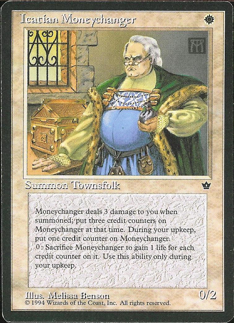 Icatian Moneychanger (Benson) (Fallen Empires) Light Play