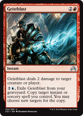 Geistblast (Shadows Over Innistrad) Light Play
