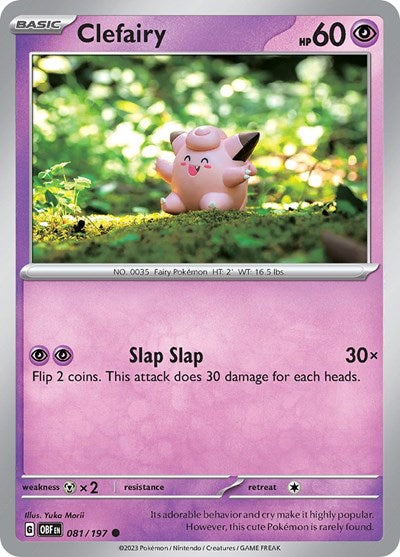Clefairy (Scarlet and Violet: Obsidian Flames) Light Play