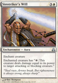 Sinstriker's Will (Guildpact) Light Play