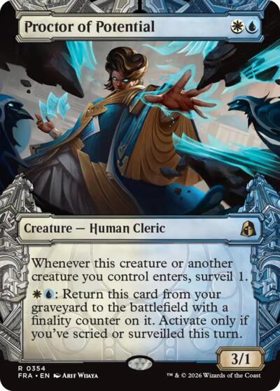 Proctor of Potential (Showcase) (Reality Fracture) Light Play Foil