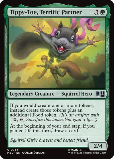 Tippy-Toe, Terrific Partner (Commander: Marvel Super Heroes) Near Mint