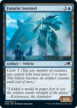 Futurist Sentinel (Kamigawa: Neon Dynasty) Light Play