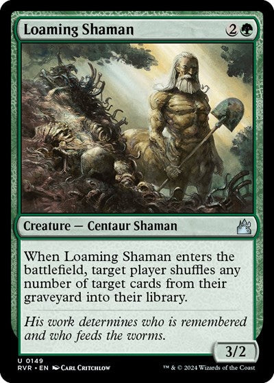 Loaming Shaman (Ravnica Remastered) Light Play