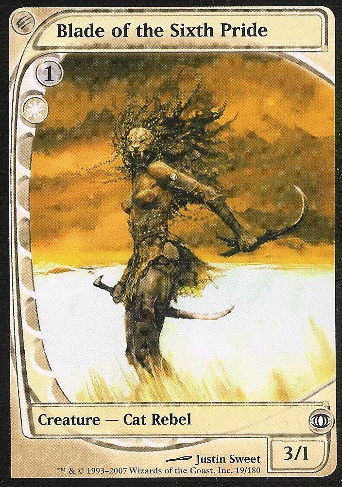 Blade of the Sixth Pride (Futuresight) Light Play