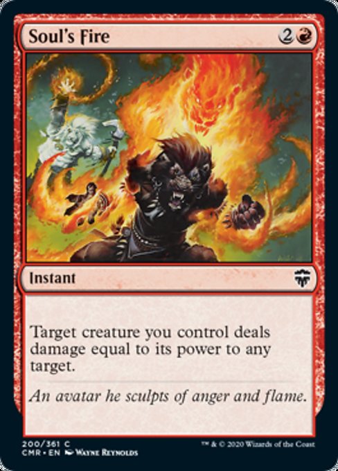 Soul's Fire (Commander Legends) Light Play