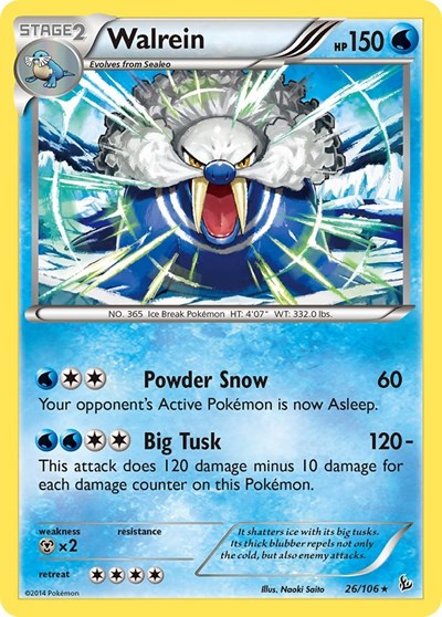 Walrein (XY - Flashfire) Medium Play