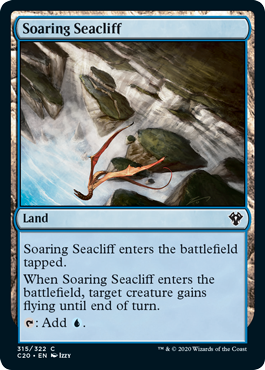 Soaring Seacliff (Commander 2020 Ikoria) Light Play