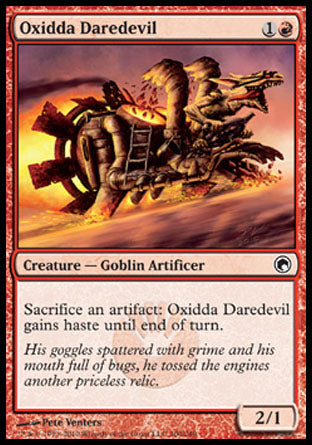 Oxidda Daredevil (Scars of Mirrodin) Light Play