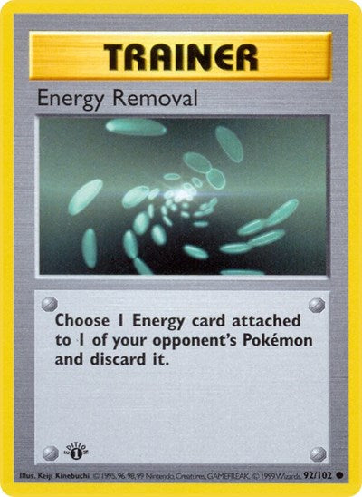Energy Removal (Base Set (Shadowless)) Light Play Unlimited