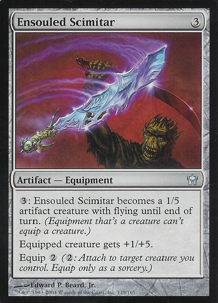 Ensouled Scimitar (Fifth Dawn) Medium Play