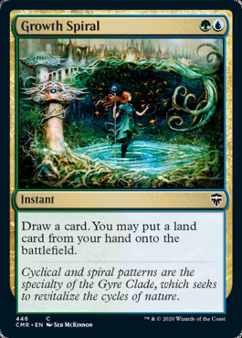 Growth Spiral (Commander 2020 Commander Legends) Light Play