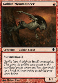 Goblin Mountaineer (Shards of Alara) Light Play