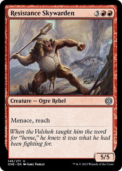 Resistance Skywarden (Phyrexia: All Will Be One) Light Play