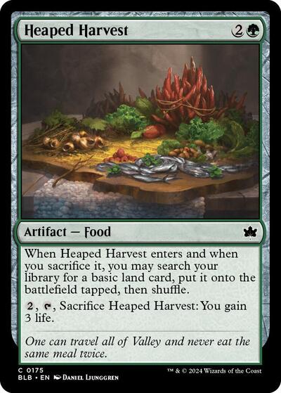 Heaped Harvest (Bloomburrow) Light Play Foil