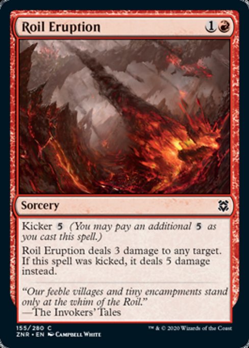 Roil Eruption (Zendikar Rising) Light Play Foil