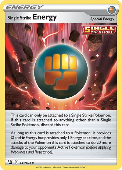 Single Strike Energy (SWSH05: Battle Styles) Light Play