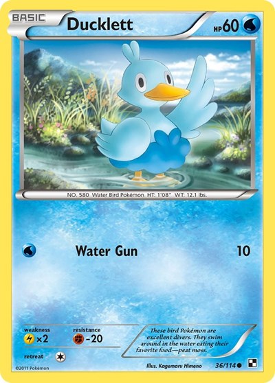 Ducklett (Black and White) Heavy Play