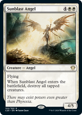 Sunblast Angel (Commander 2020 Ikoria) Light Play