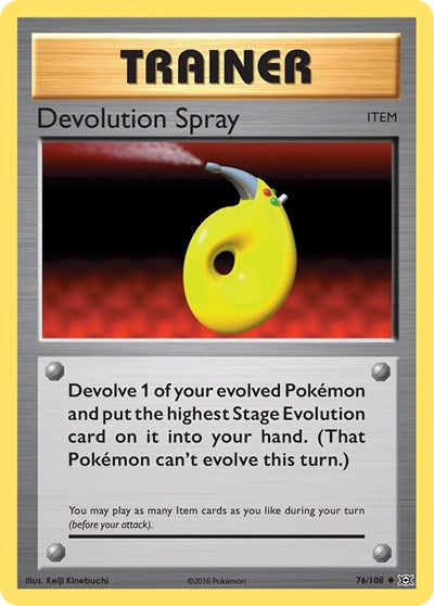 Devolution Spray (XY - Evolutions) Damaged / Poor