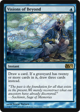 Visions of Beyond (Magic 2012 Core Set) Light Play
