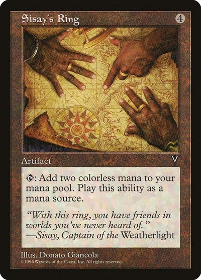 Sisay's Ring (Visions) Medium Play